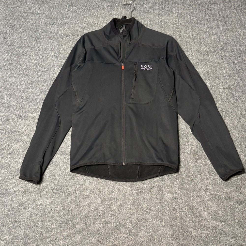 GORE Bike Wear Windstopper Jacket Men's S Black Softshell Cycling RJT00L